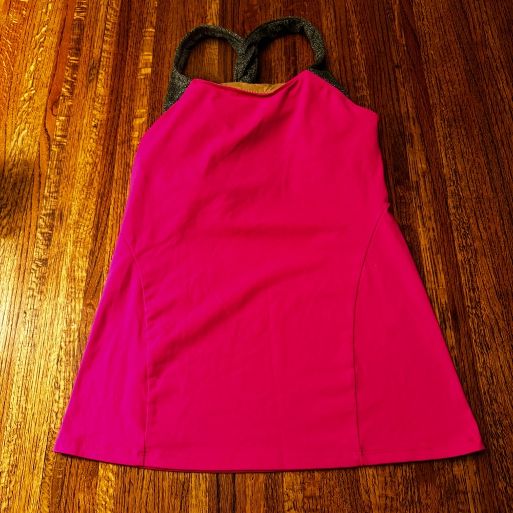 Hot pink sports top “Sexy Sport” by Victoria’s Secret, size medium
